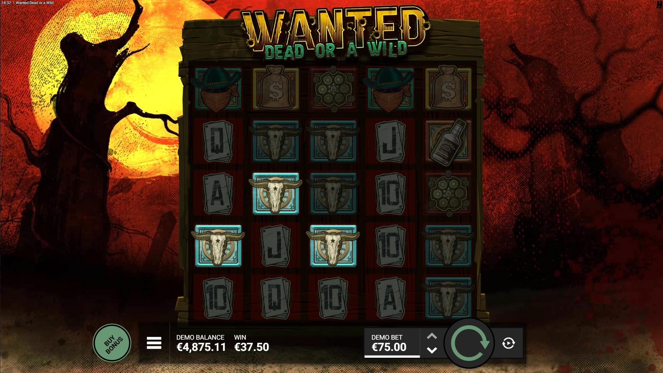 Wanted Dead or a Wild slot